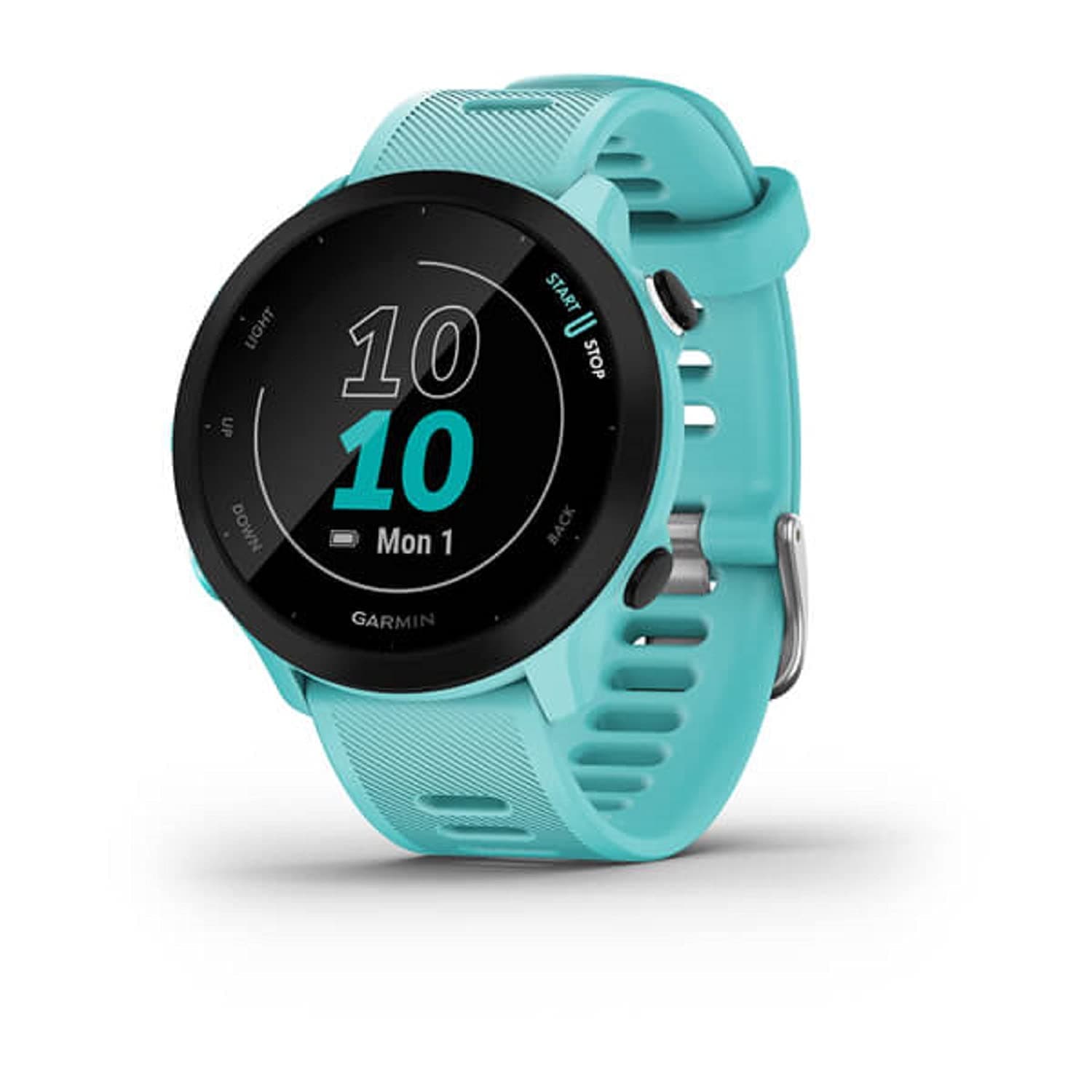 Forerunner 55, GPS Running Watch with Daily Suggested Workouts, Up to 2 Weeks of Battery Life, Aqua