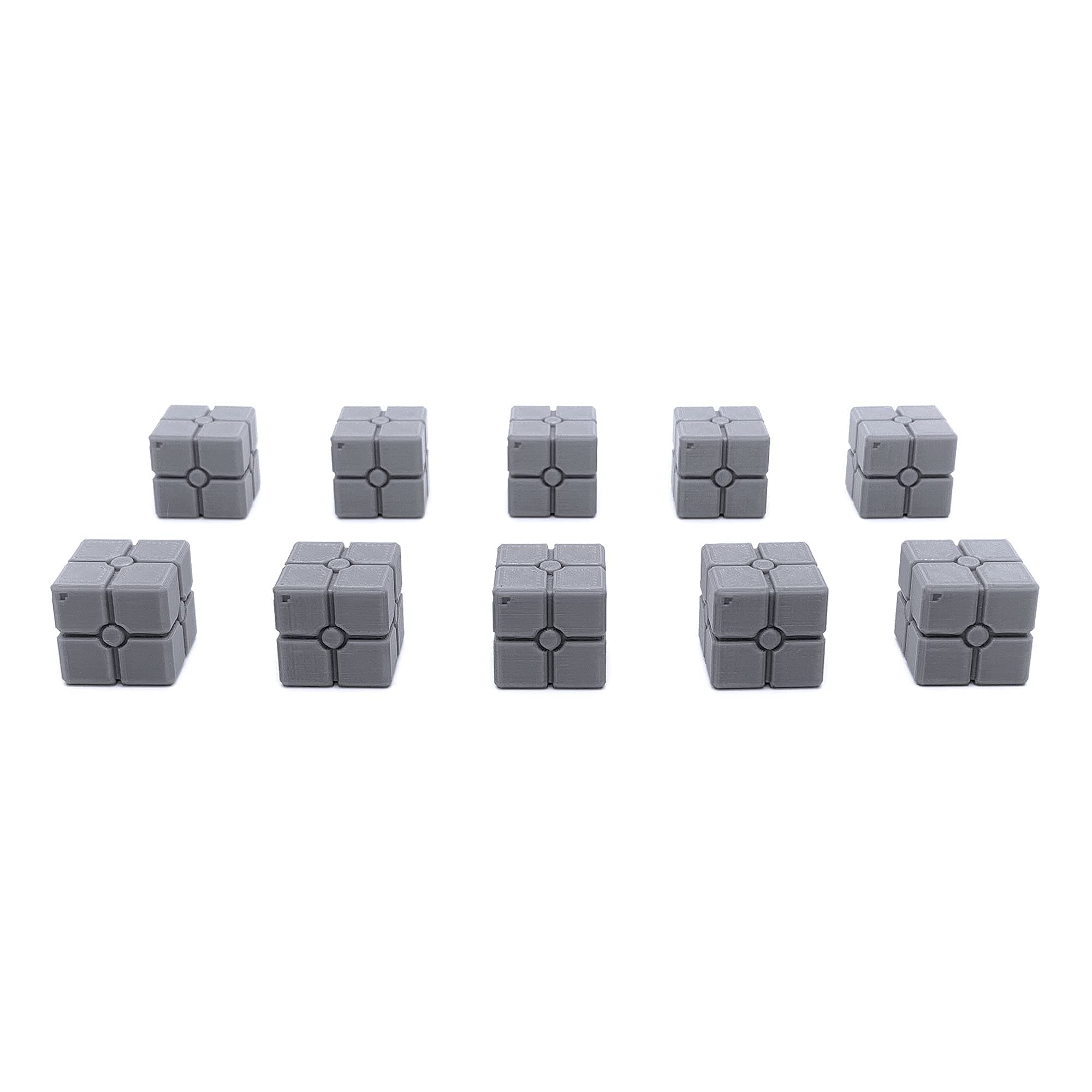 EnderToys Futuristic Crates, Terrain Scenery for Tabletop 28mm Miniatures Wargame, 3D Printed and Paintable
