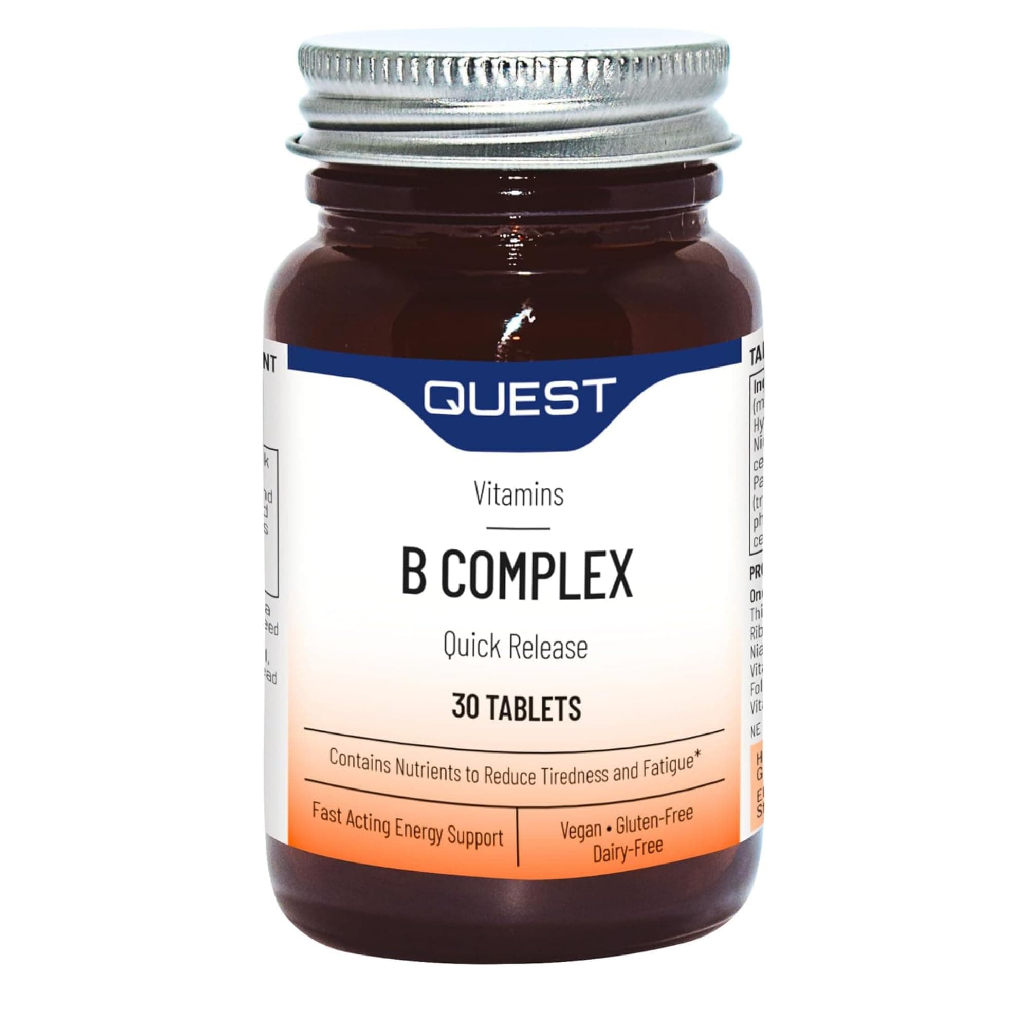 Quest B Complex Quick Release (Formerly Mega B-50) 60 Tablets