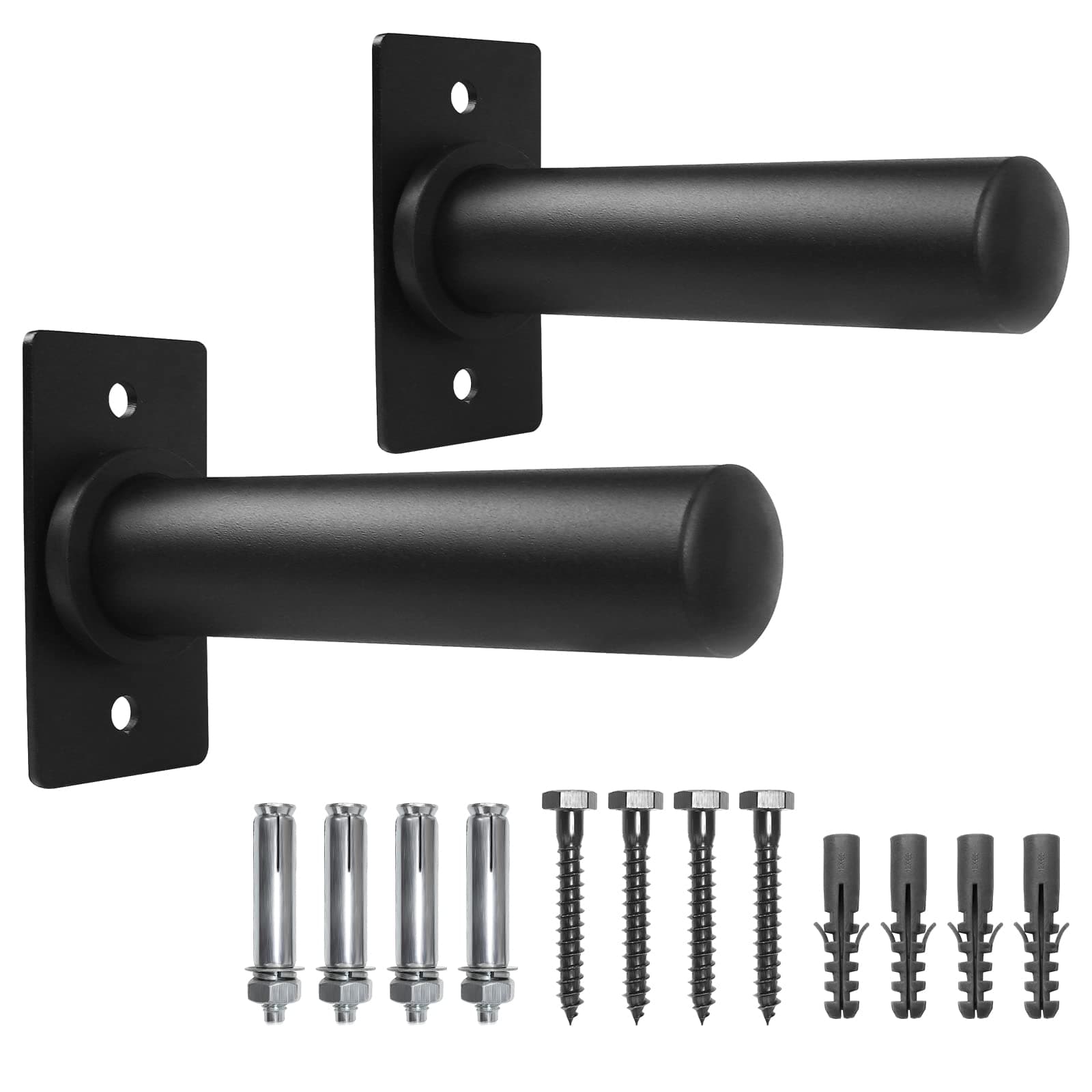 A2ZCARE Wall Mounted Weight Plate Holder – Fits 2” Olympic Weight Plate (Single, Pair & Set of 4)