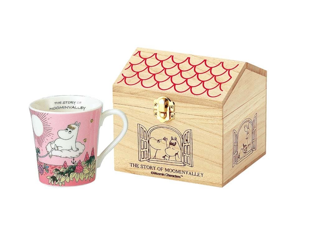 Moomin classic mug "Wooden box" family MM262-11H / from Japan