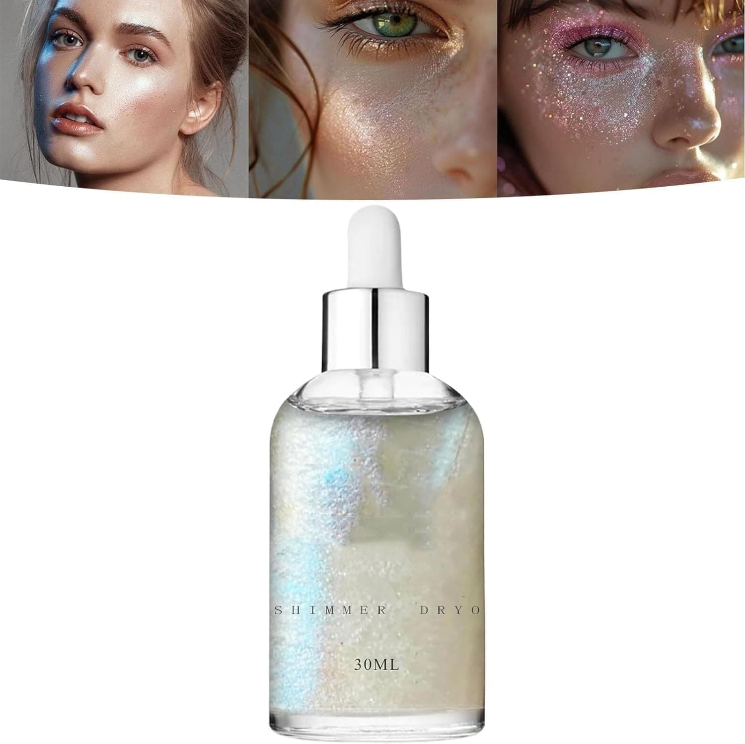 Orphic Body Shimmer, Opphic Body Glitter Oil, 30 ml Orphic Shimmer Dry Oil, Glowing Body Shimmer Dry Oil, Body Shimmer Lotion, Glitter Body Oil, Colour Changing Glitter Oil Under Light (Gold Glow)