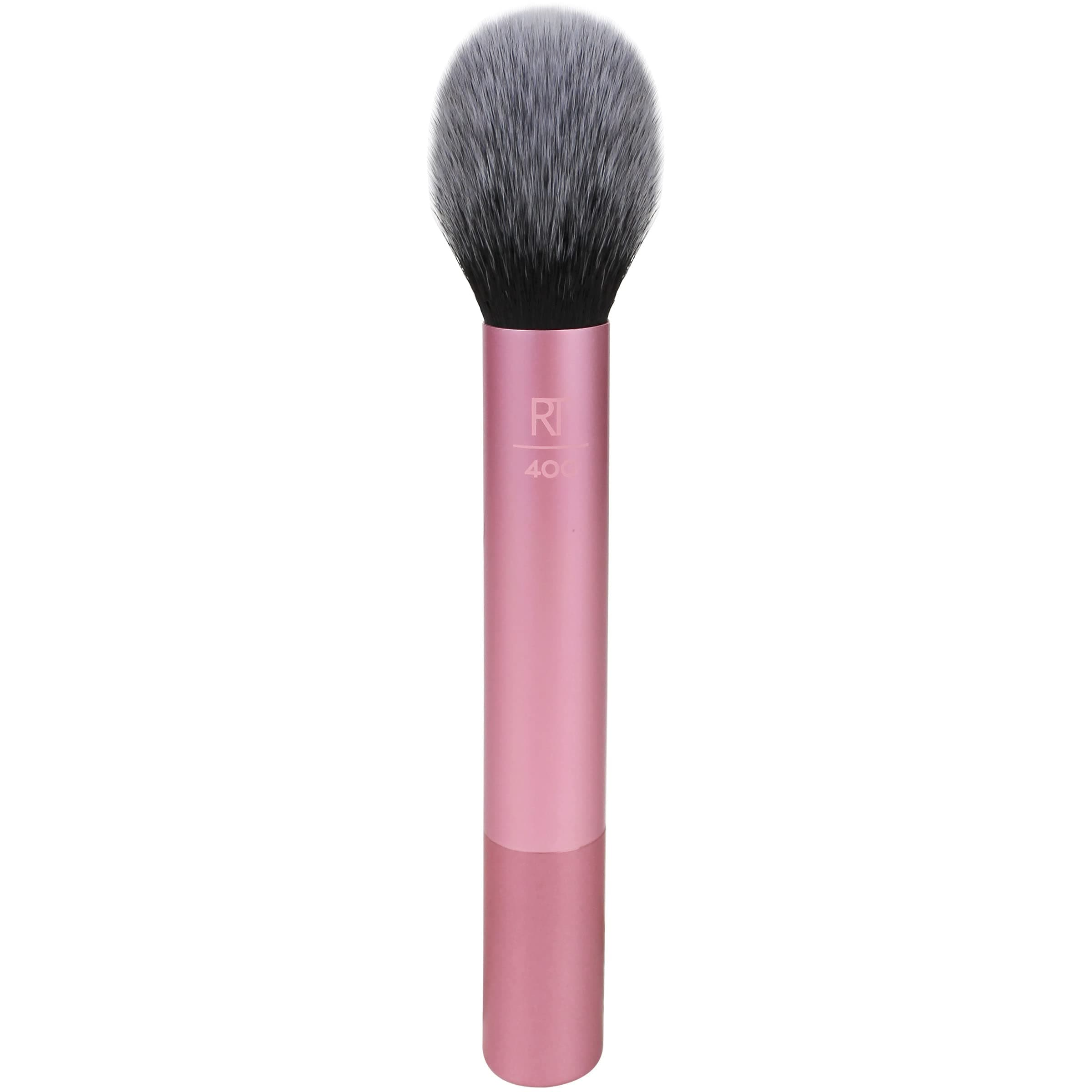 Ultra Plush Blush Makeup Brush, For Loose, Cream, or Pressed Blush, Rosy Glow Cheeks, Fluffy Powder Brush, Aluminum Ferrules, Synthetic Bristles, Vegan & Cruelty Free, 1 Count
