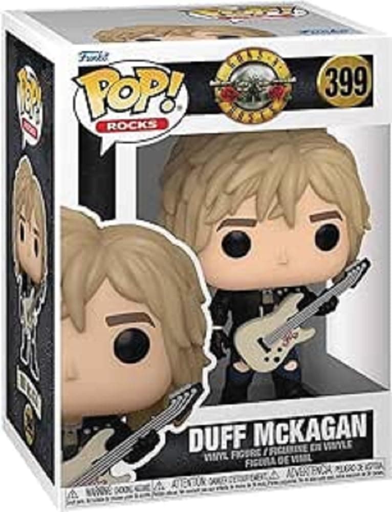 POP! Rocks: Guns and Roses - Duff McKagan - (1980's) - Collectable Vinyl Figure - Gift Idea - Official Merchandise - for Kids & Adults - Music Fans - Model Figure for Collectors