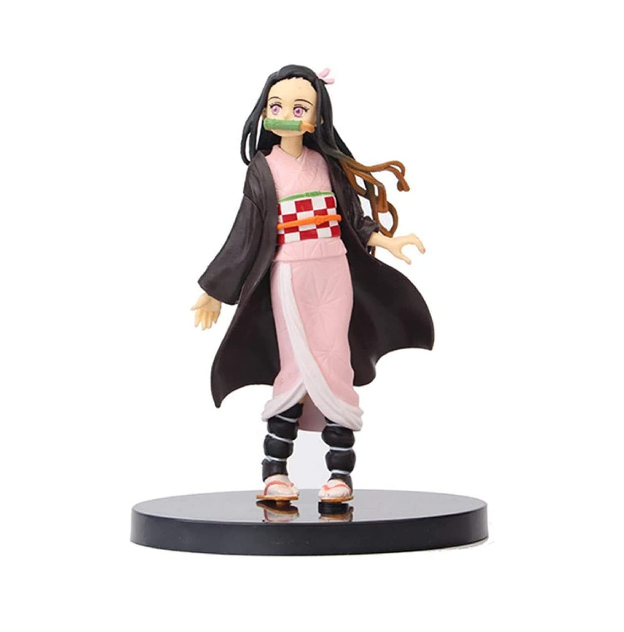 AUGEN Big Nezuko Kamado Demon Slayer Kimetsu no Yaiba Action Figure Limited Edition for Car Dashboard, Decoration, Cake, Office Desk & Study Table (23cm)(Pack of 1)