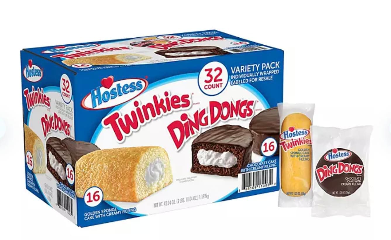 Twinkies & Cupcakes Variety Pack (1.31 oz., 32 pk.)