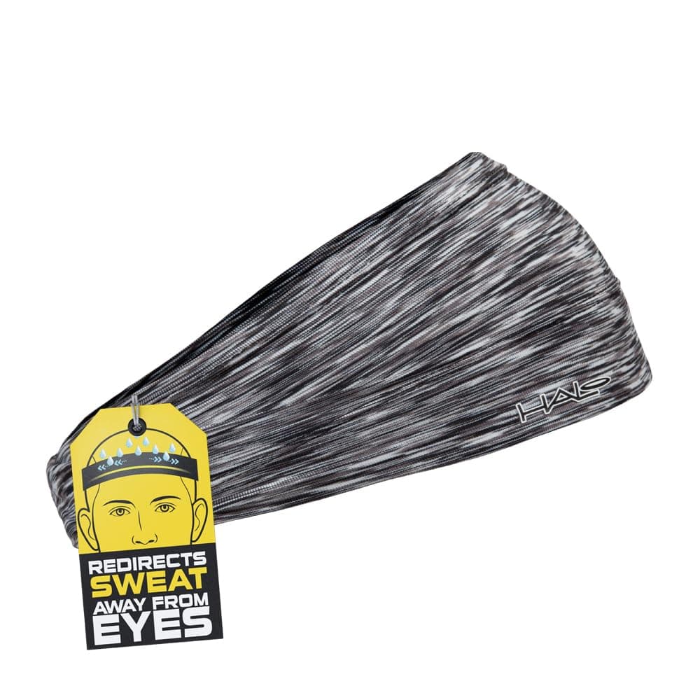 Halo Headband Bandit - 4" Wide Pullover Sweatband Running Headband Men Women Absorbent Soft Comfortable.Channels Sweat Out of Your Eyes Keeps Hair in Place No-Slip