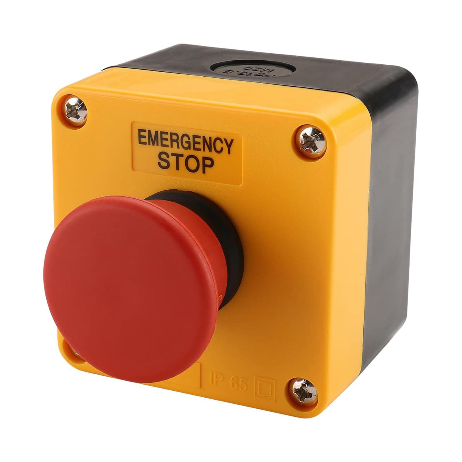 Momentary Emergency Stop Weatherproof Push Button Switch