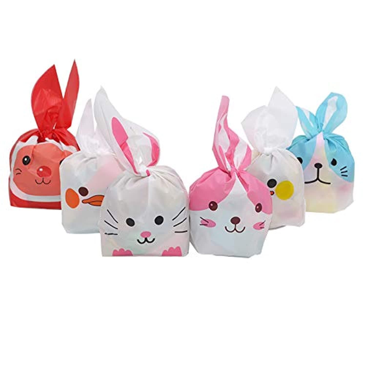 Chocozone Pack of 50 Guddy Bags Party Favor Cookie Chocolate Pouches Birthday Party Return Gift Bags (13.5cm*22cm)