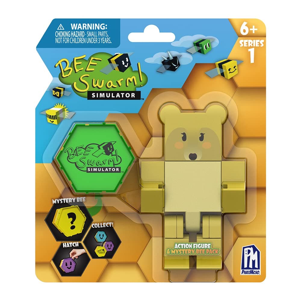 Mother Bear Action Figure Pack w/Mystery Bee & Honeycomb Case (5” Articulated Figure & Bonus Items, Series 1)