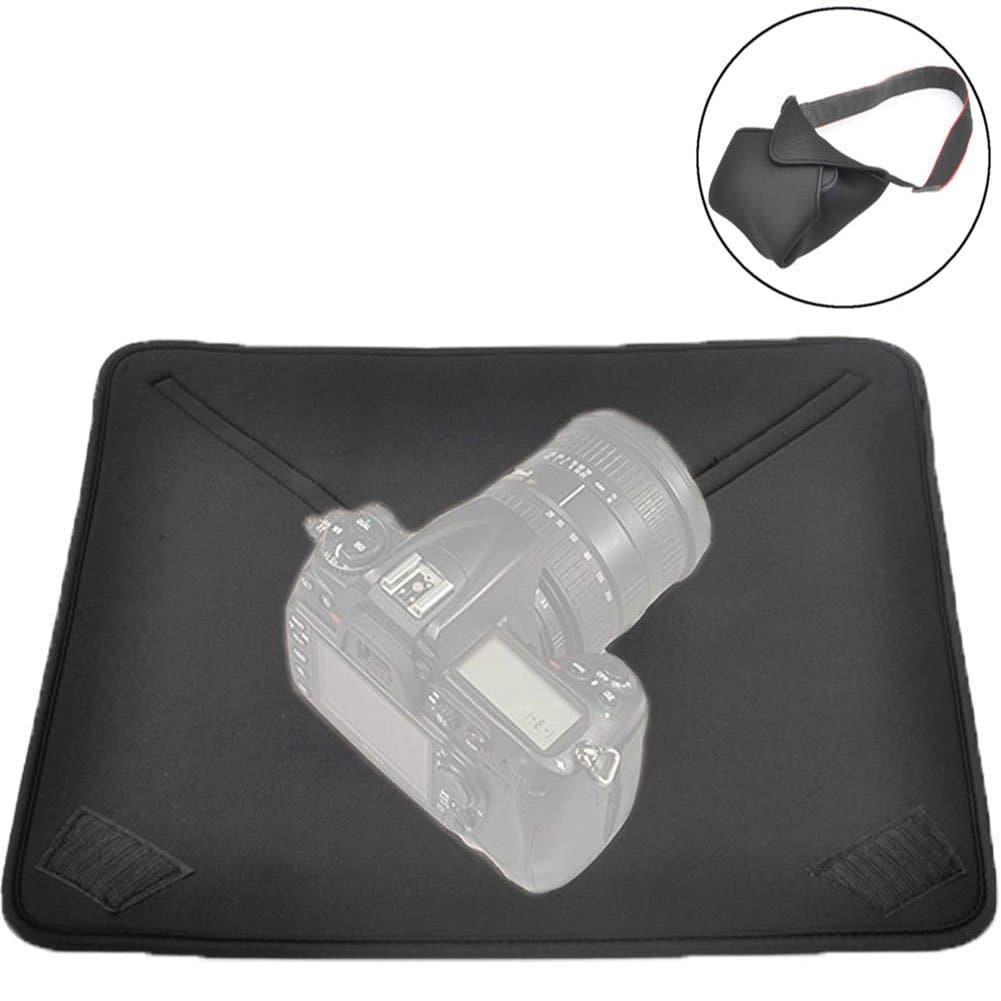 Da Jia Inc 19.7" Lightweight Portable DSLR Camera Protective Wrap with Velcro(19.7"x 19.7")