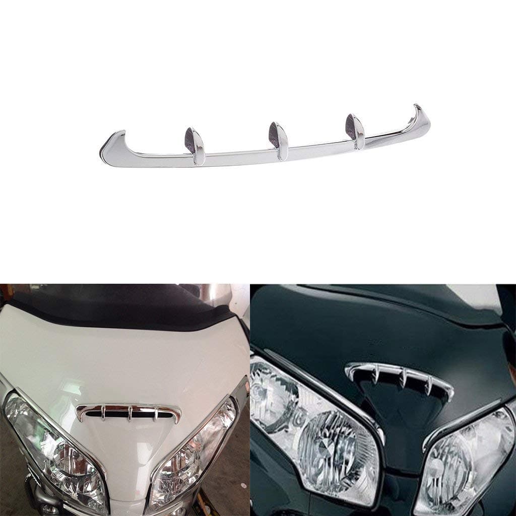 PSLER Chrome Goldwing Fairing Scoop Trim for Goldwing GL1800 2001-2011 Old