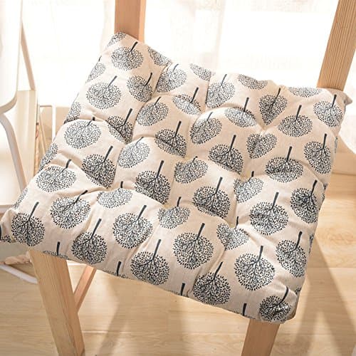 Sitting cushion Comfortable soft seat covers Chair Pads Back & Seat Cushions pillow For Home/Office Bandage, (square) 40X40cm, Wish Tree A (square)