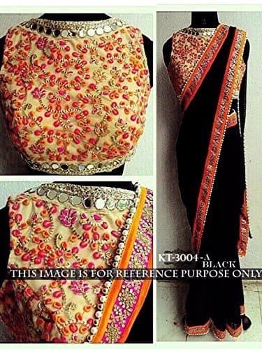 Skyzone Women's Wedding sarees with Blouse