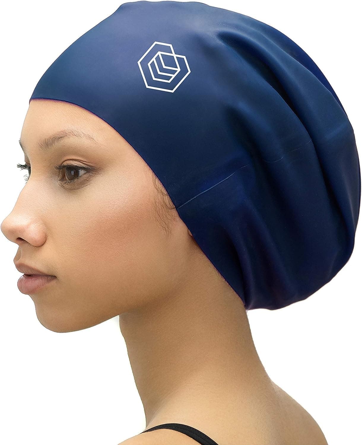 SOUL CAP – Large Swimming Cap for Long Hair - Designed for Long Hair, Dreadlocks, Weaves, Hair Extensions, Braids, Curls & Afros - Women & Men - Silicone