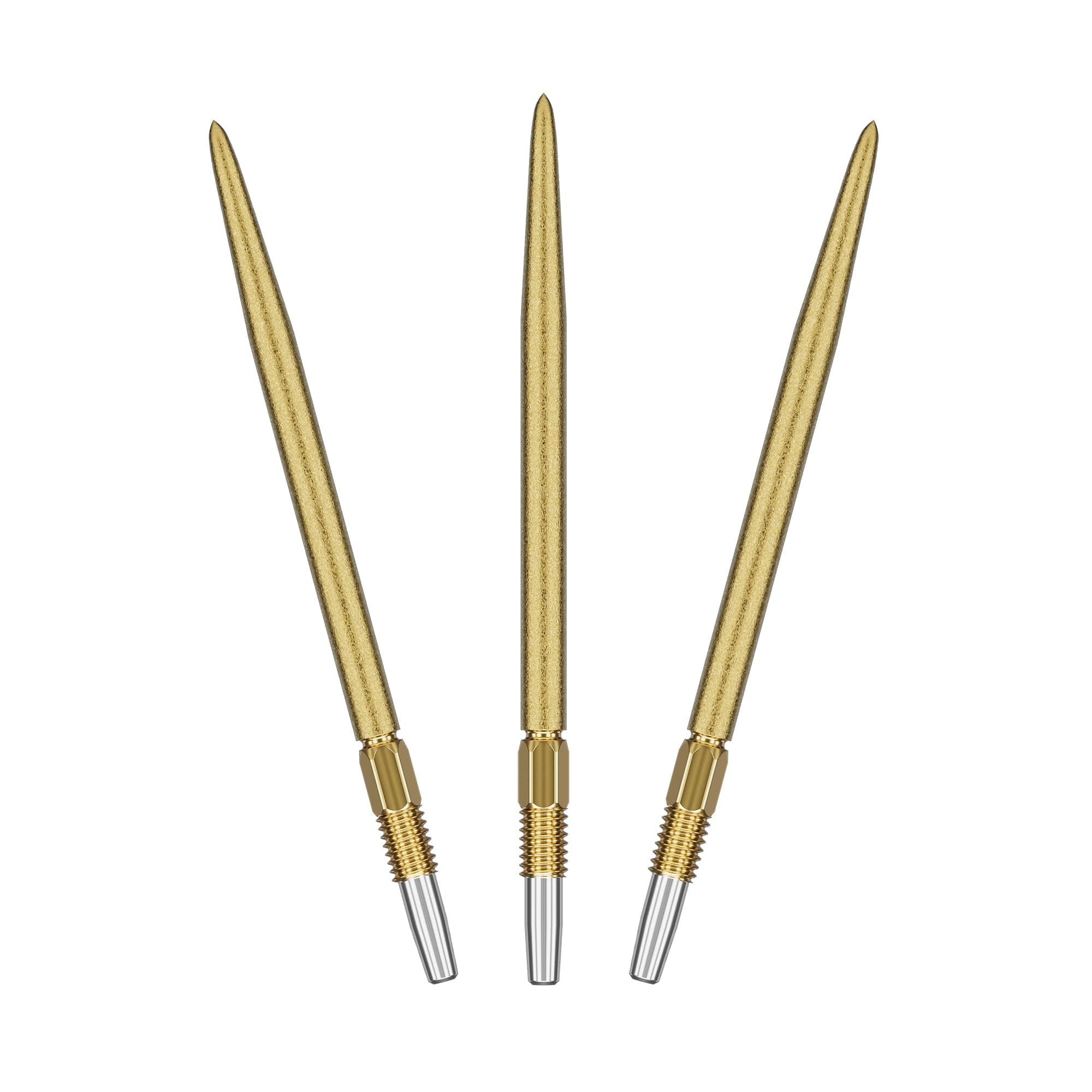 TARGET Darts(ターゲットダーツ)Swiss Point SLK Luke Littler(ルーク・リトラー) ダーツポイント(3個セット) 35MM/42MM – ゴールド/シルバー/ブラック | 粗い質感のダーツポイント、交換用スティールダーツポイント、プロフェッショナルダーツアクセサリー