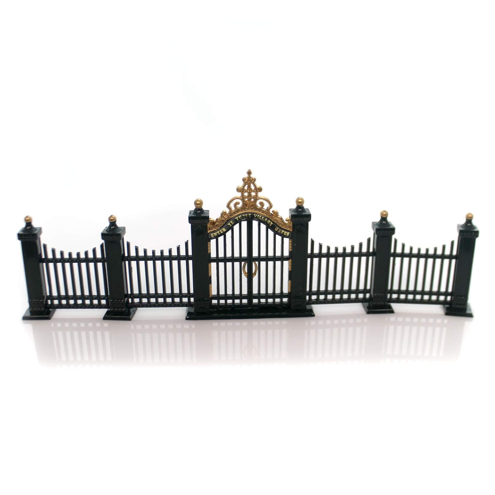 Department 56 Accessory Village Wrought Iron GATE & Fence Metal Accessory 55140
