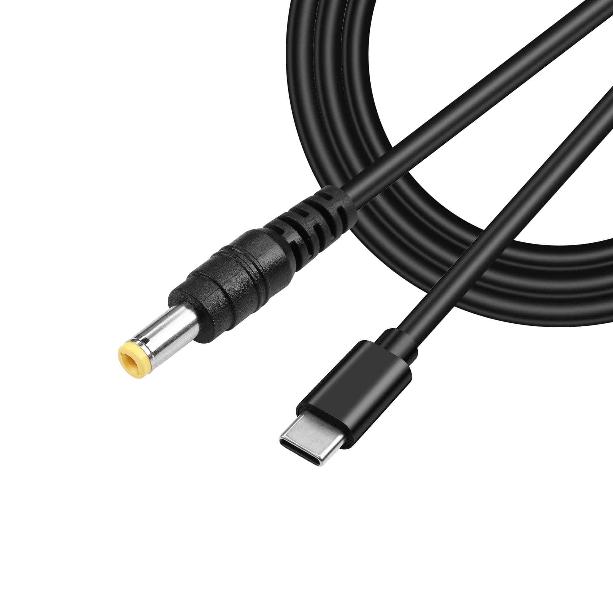 – GINTOOYUN USB Type-C to DC 12V Power Charge Cable,USB-C Male Input to DC5.5x2.5mm Male Power Plug Charge Cable, for Router, CCTV,etc(4.9FT)(12V)