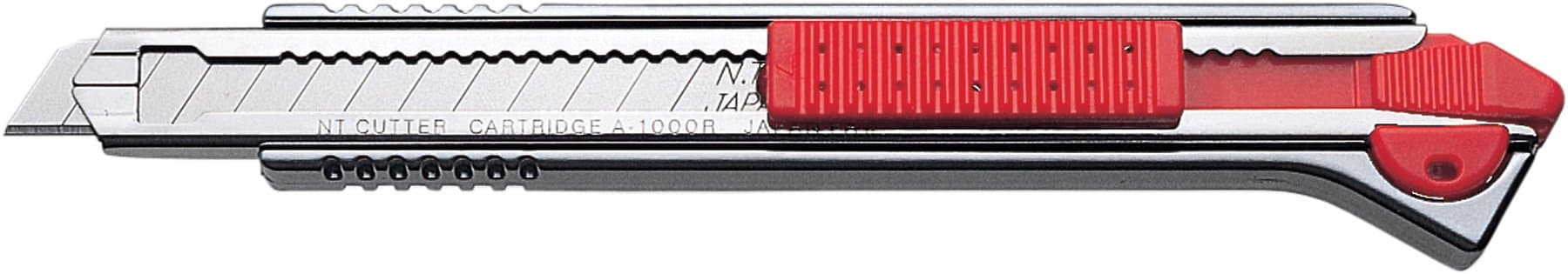 NT Cutter Aluminum Die-Cast Grip Multi-Blade Cartridge Knife (A-1000RP)