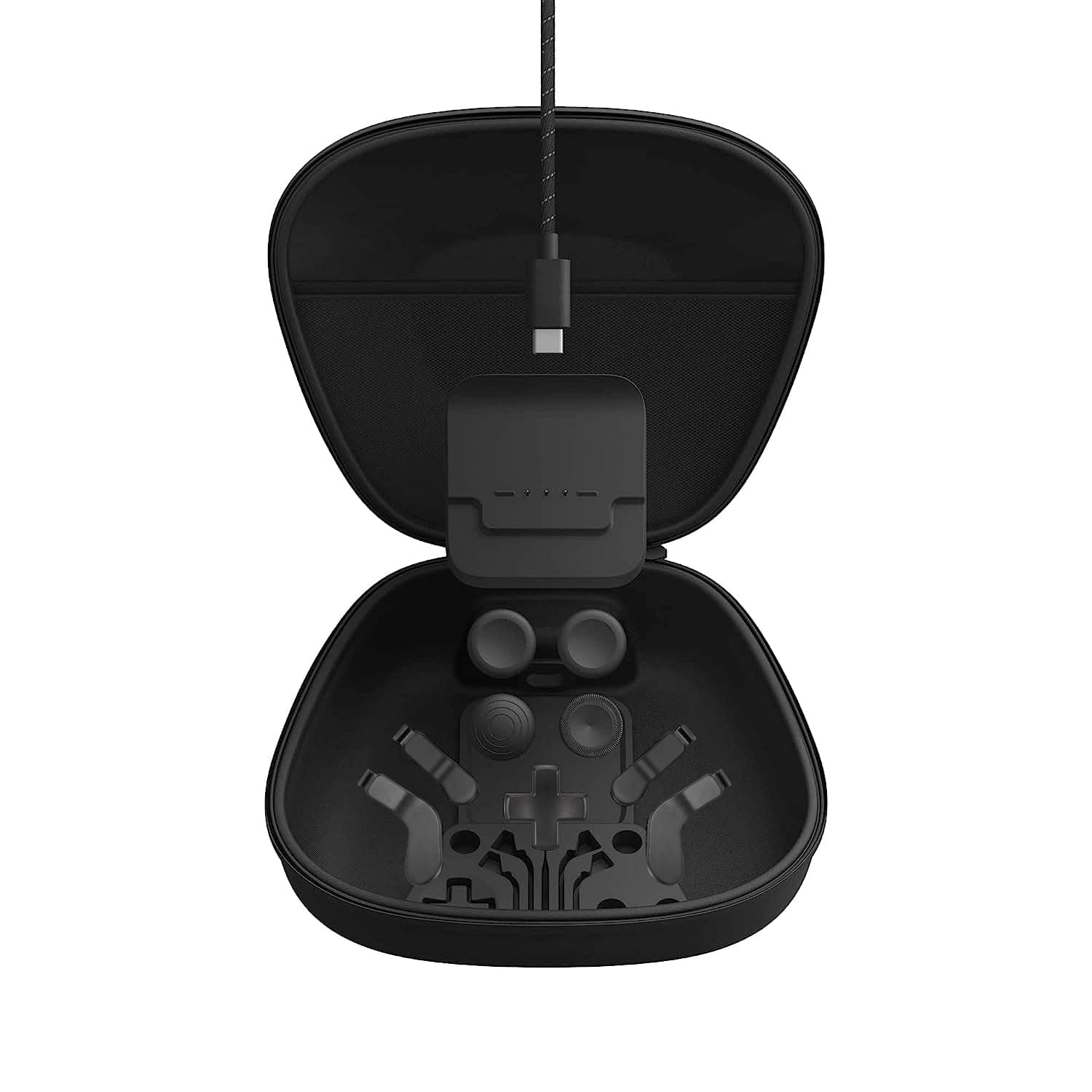 Complete Component Pack for Elite Controller Series 2 - Accessories Replacement Parts Repair Kit with Storage Case, Charging Dock and Charger Cable, 4 Thumbsticks, 4 Paddles, 1 D-Pad