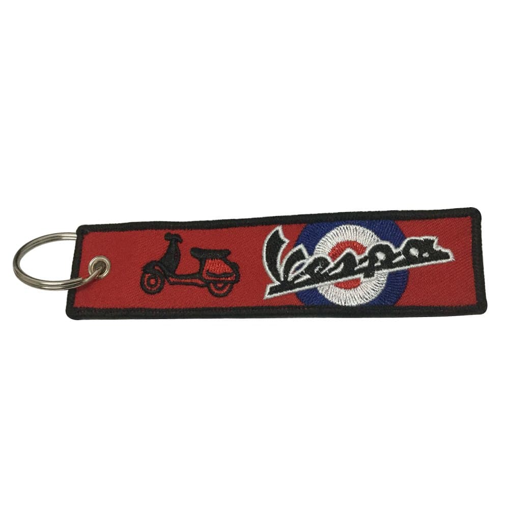 1pcs Vespa Piaggio Motorcycles Tag Keychain for Bike Biker Key Chain Accessories Gifts