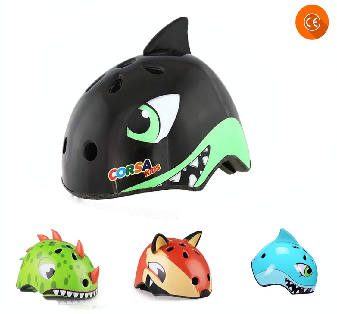 Cycle Helmet for Kids 2 Years- 13 Years old Lightweight Cycling Helmet Kids Cartoon Helmets Multi-Sport Safety Toys for Kids Protection Gear