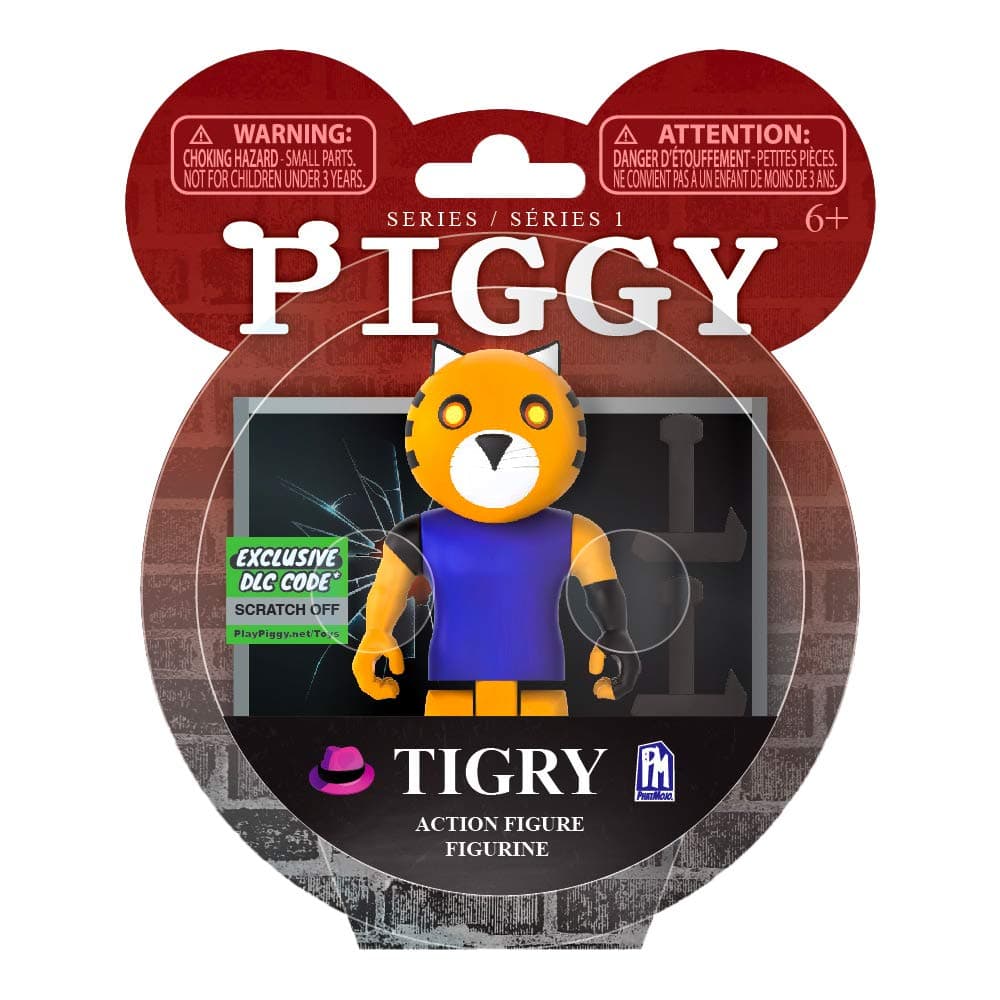 PIGGY Action Figure - Tigry Articulated Buildable Action Figure Toy, Series 1 Collectible