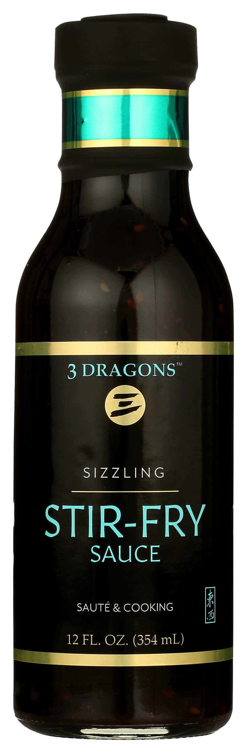 3 Dragons Sizzling Stir-Fry Sauce, Fat Free, 12 Ounces (Pack Of 6)