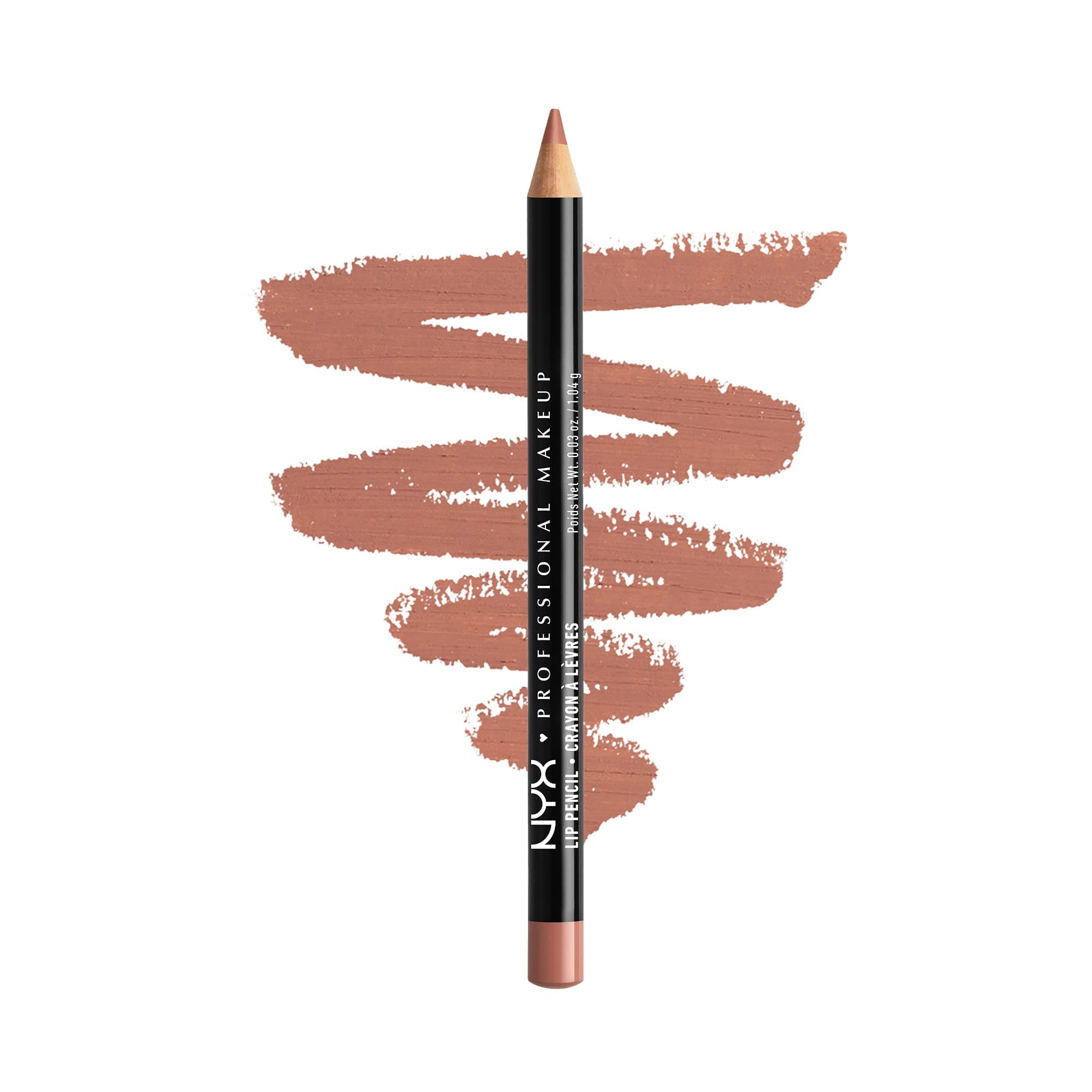 NYX PROFESSIONAL MAKEUP Slim Lip Pencil, Peekaboo Neutral, 0.03 Ounce