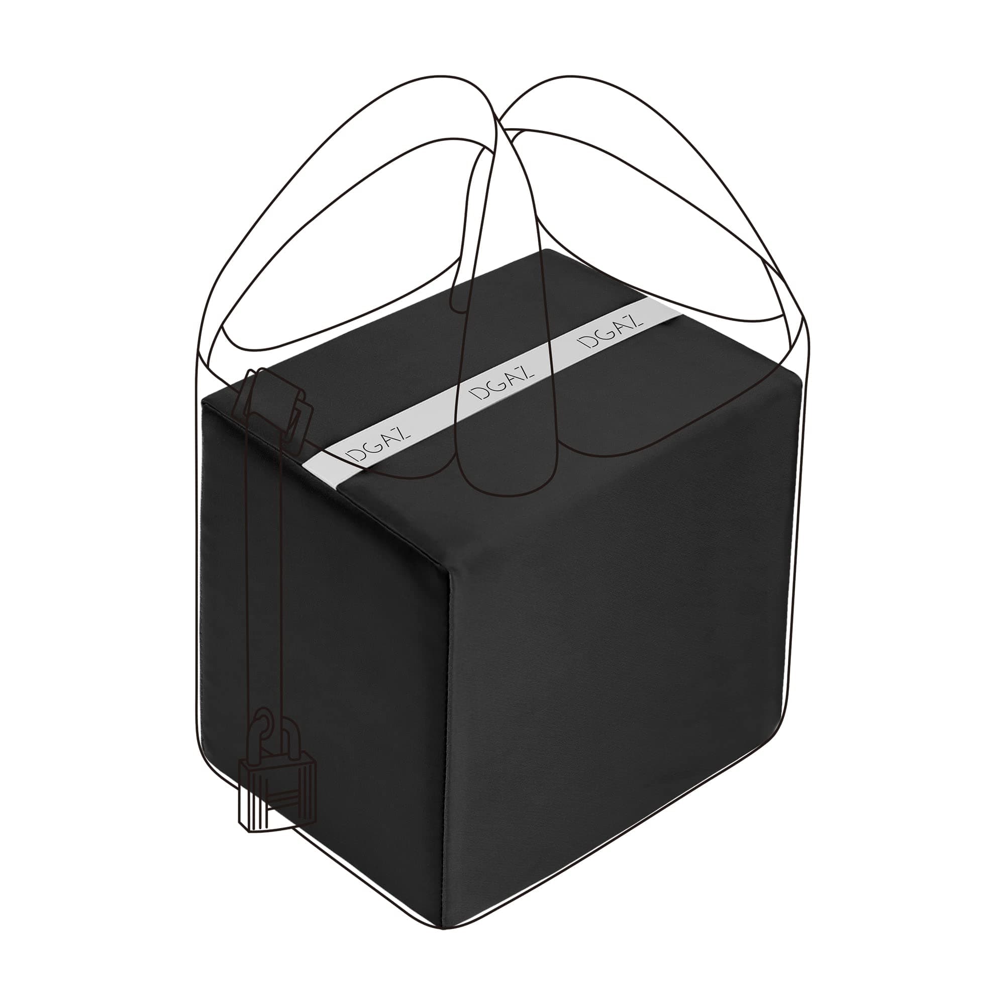 DGAZDGAZ Purse Pillow Shaper Insert,Luxury Handbag Tote Shapers, Memory Foam- Fits Hermes Picotin 14/18/22/26/31 Bags(Black,PC18)