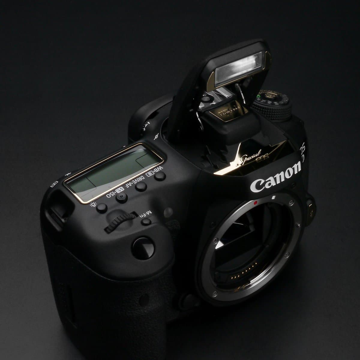 Gariz Metal Skin Sticker for Canon 7D Mark II MS-7DMARKIIG Gold