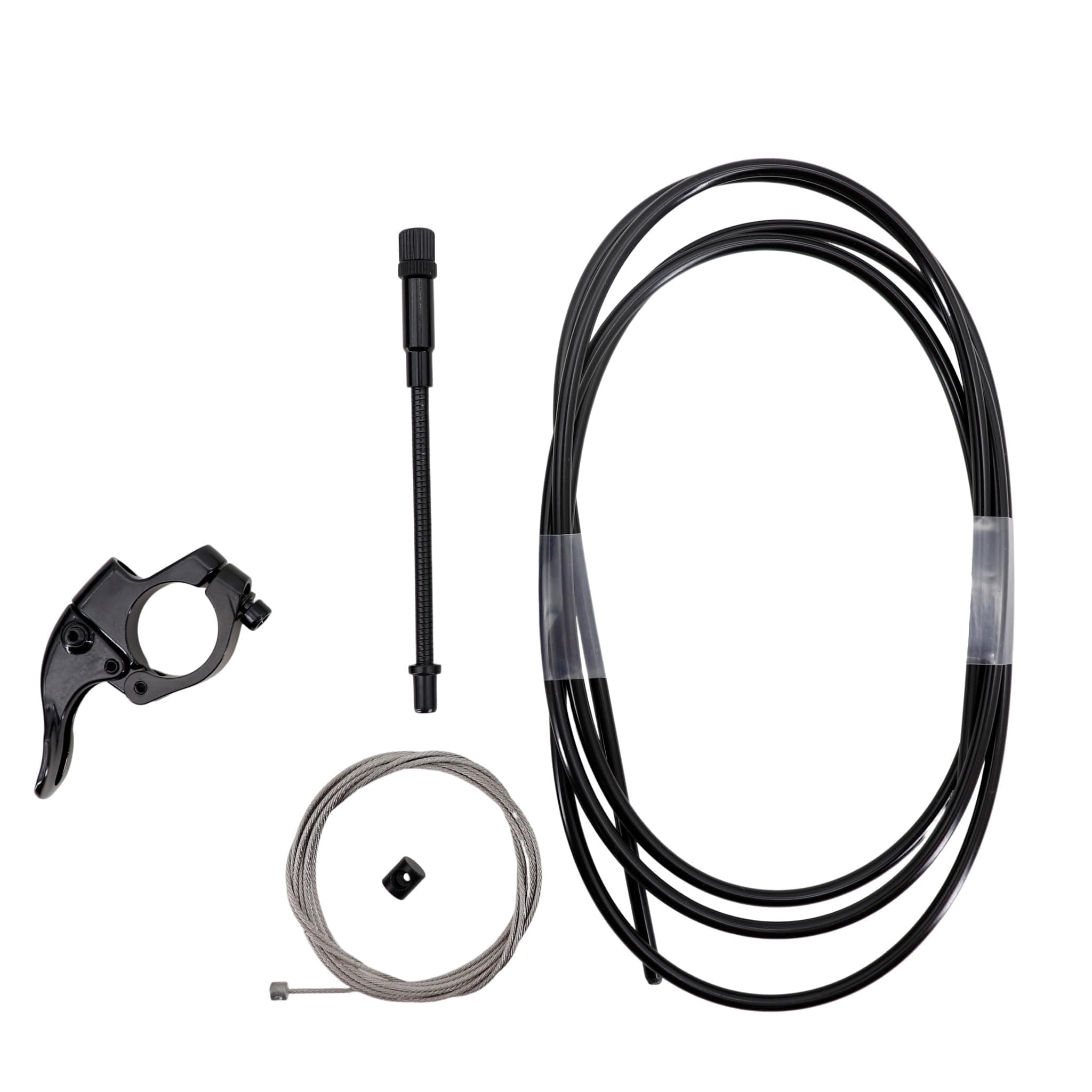 DJC Components Dropper Seatpost Switch Lever Trigger with Cable and Hose for 22.2mm Handlebar Satori Sorata Vertical 2X