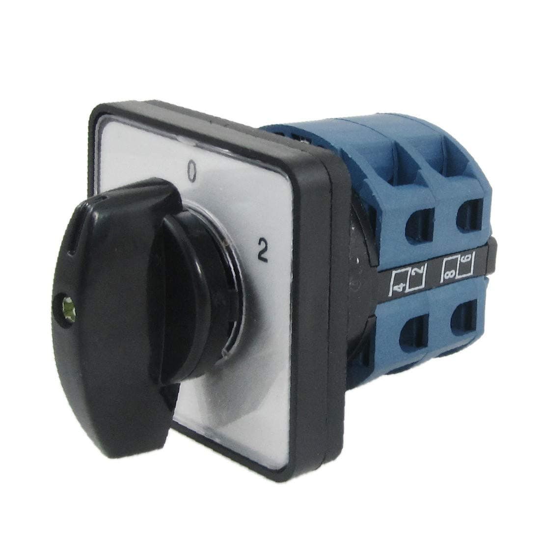 X-DREE AC 440V 240V 1-0-2 Position Rotary Cam Universal Changeover Switch(AC 440 ν 240 ν 1-0-2 Posizionatore commutatore -for SG-e con Rotella