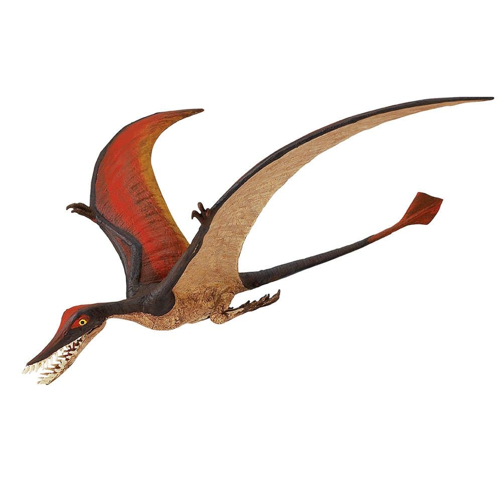 Safari Ltd. Rhamphorhynchus Figurine - Detailed 8" Flying Dinosaur Figure - Educational Toy for Boys, Girls, and Kids Ages 3+