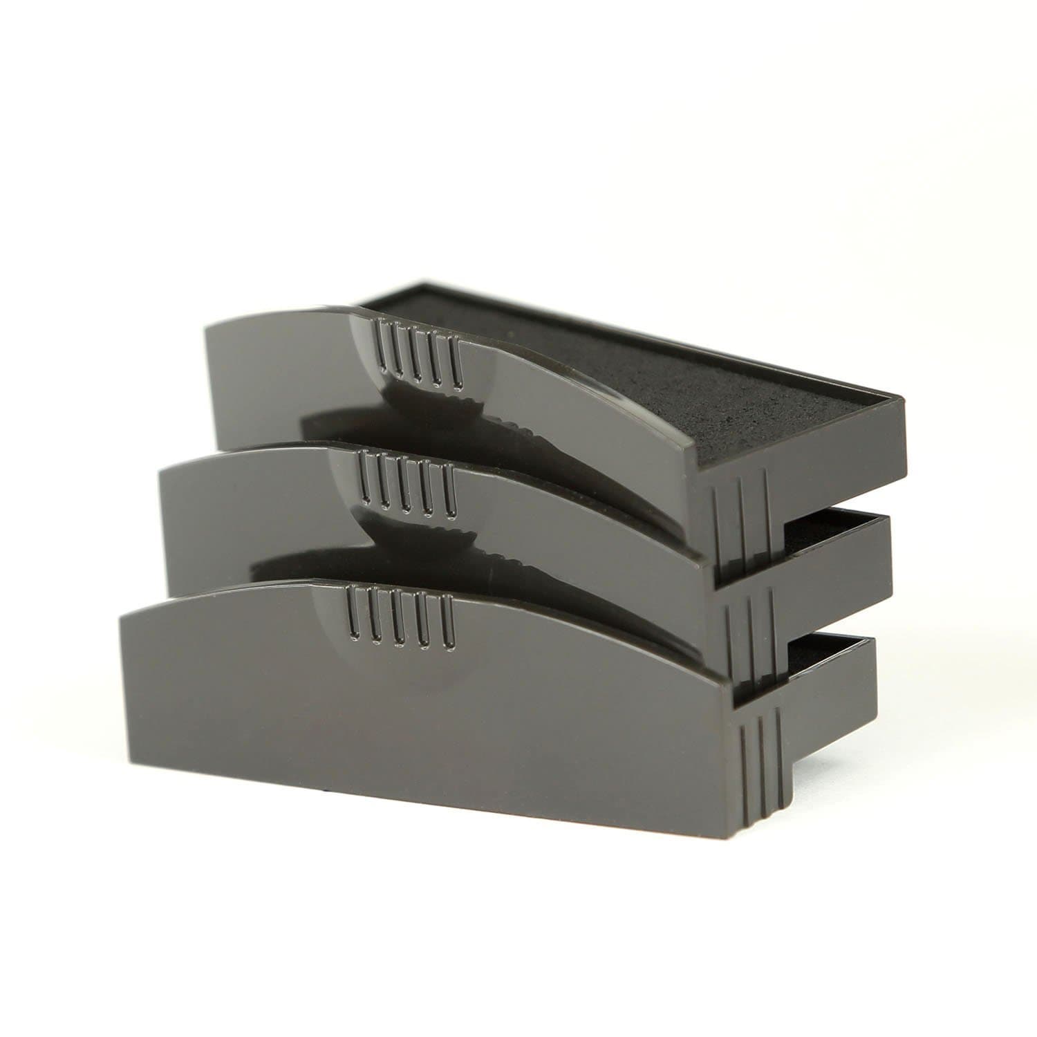 Ideal 50 Stamp Replacement Pads - 3 Pack - Black Ink