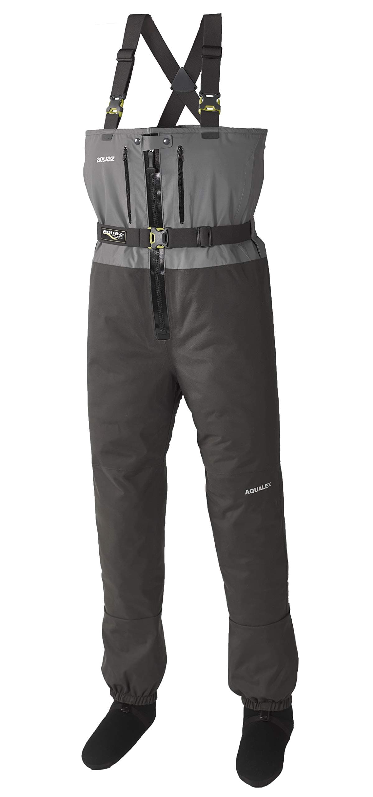 Dryzip Chest Zippered Breathable Stockingfoot Fishing Wader (Large)