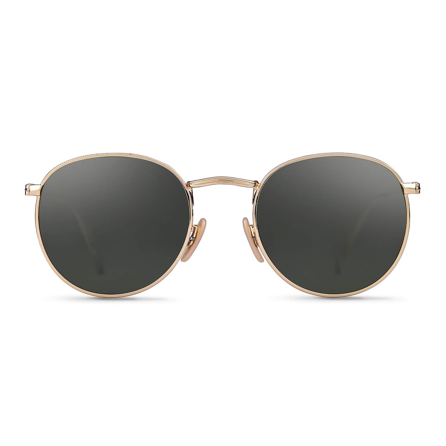 GIFIORE Small Round Polarized Sunglasses for Women Men Classic Vintage Retro Shades UV400