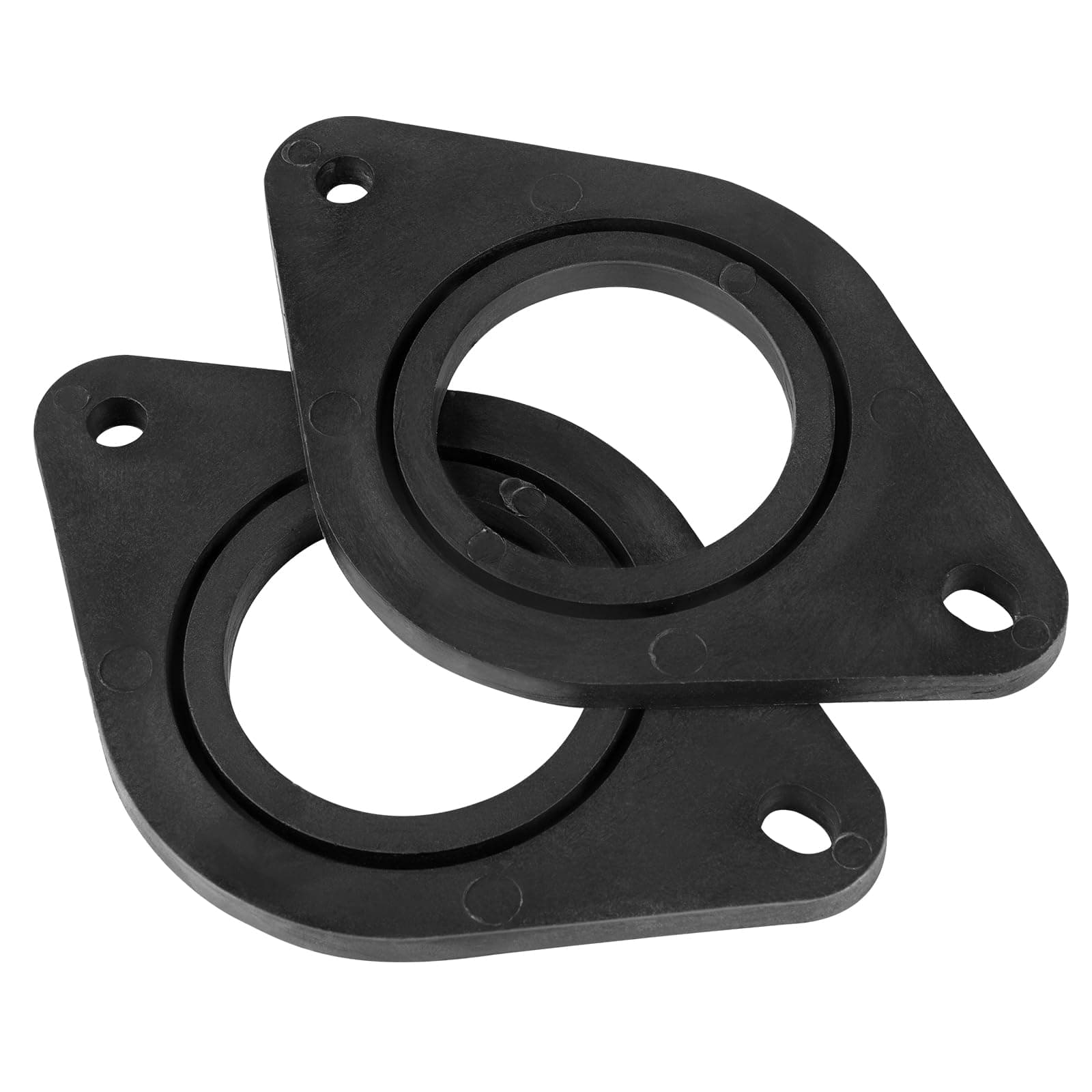 RED WOLF Tweeter Speaker Adapter Spacer Rings 1.5 Inch Cutout for Select Toyota Tacoma 4Runner 2005-2023, Subaru WRX Forester 2015-2022 Replace Center Dashboard Audio Install Front Dash