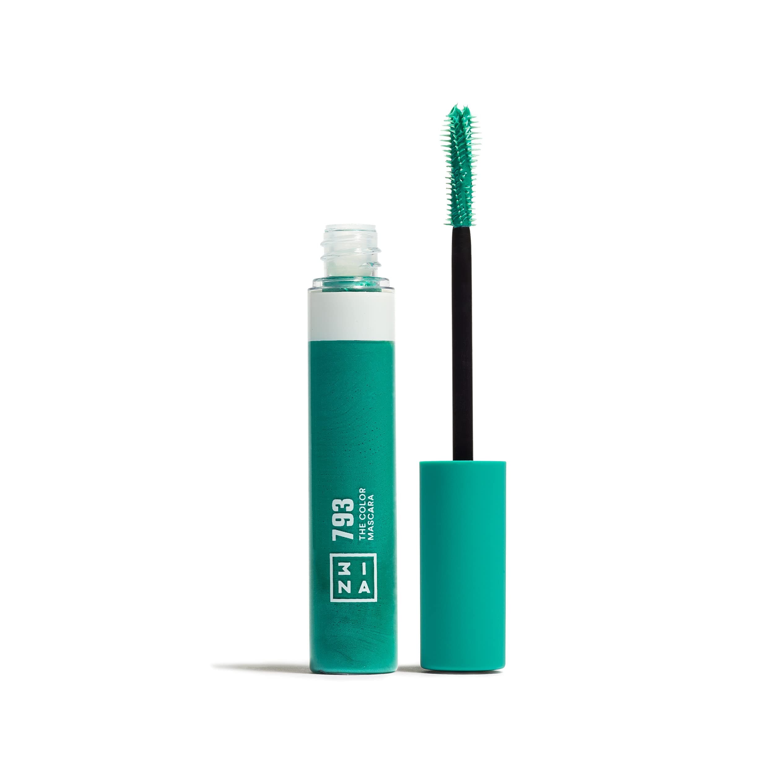 3INA MAKEUP - The Color Mascara 793 - Turquoise - Volumizing & Lengthening - Flake Free - Sensitive Eyes - Vegan & Cruelty Free