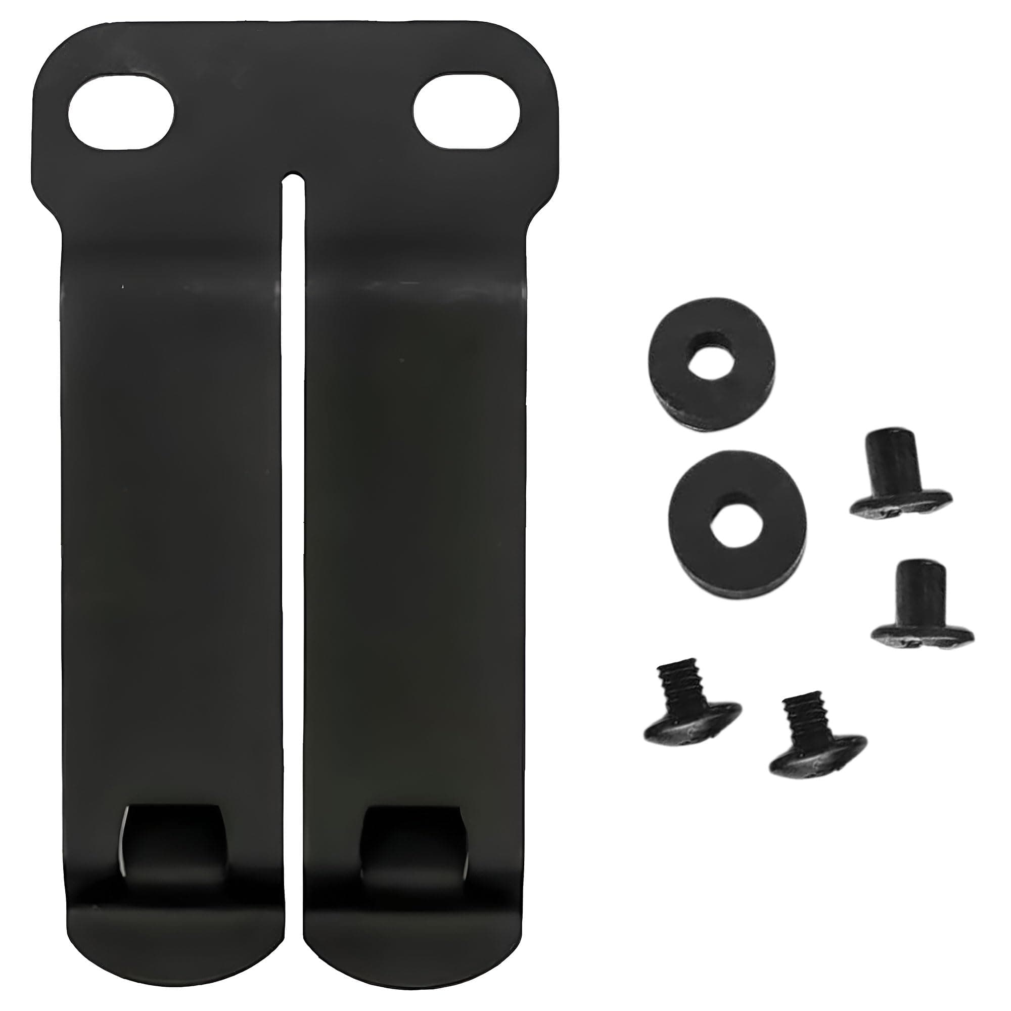 DCC Monoblock Belt Clip – IWB/OWB Attachment for Concealed Carry Holsters – 1.5" & 1.75" Sizes – Dark Matte Gray & FDE Options – Mounting Hardware Included – Made in USA