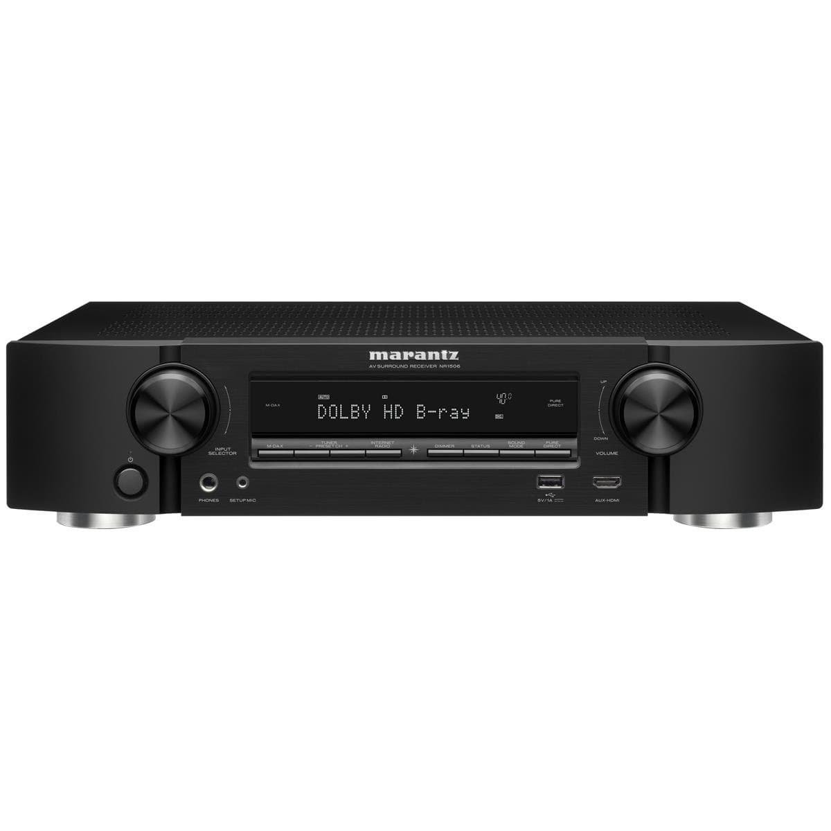 Marantz NR1506 5.2 Channel Network Audio/Video Surround Receiver with Bluetooth and Wi-Fi