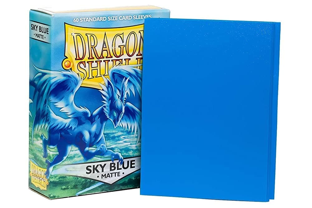 Arcane TinmenApS AT-11219 Sleeves Sky Blue (60)' Dragon Shield Matte Himmelblau Card Game, One Size