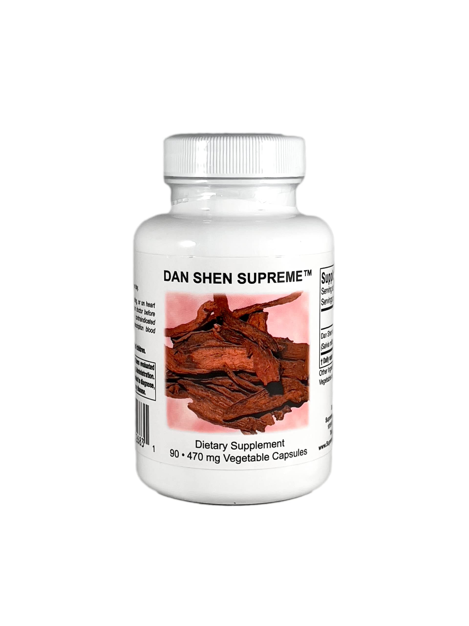 Dan Shen , 90 Pure Red Sage Vegetarian Capsules