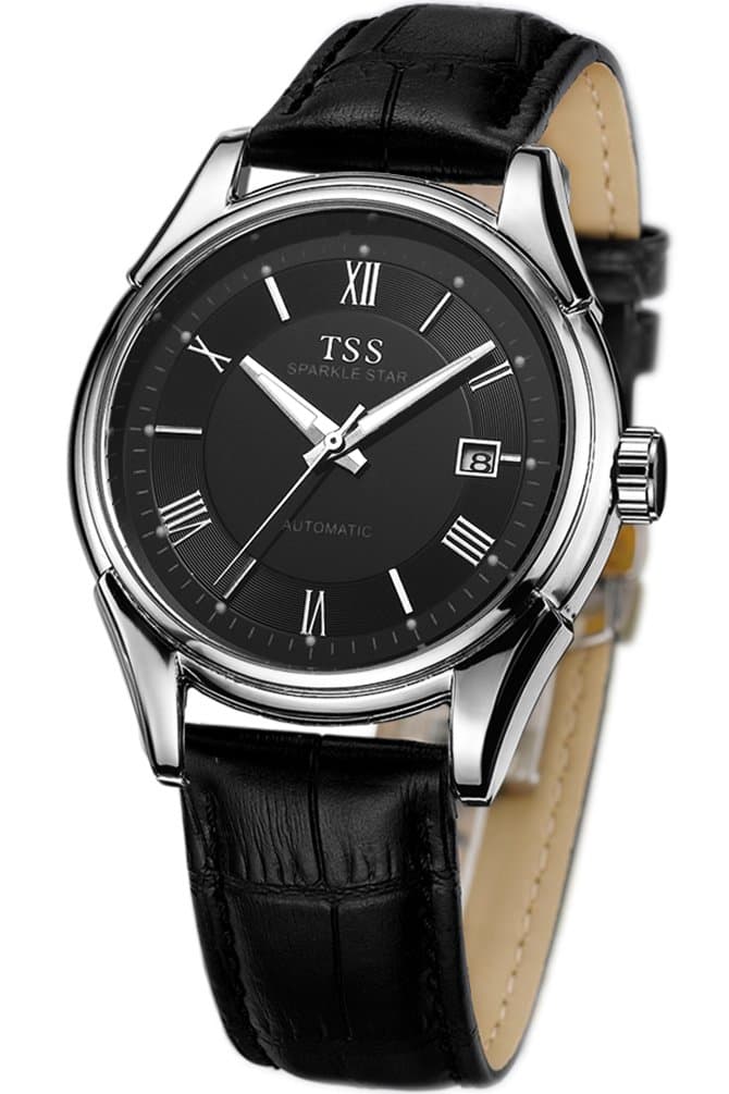 STM32 by ST T & S t5006p.m1 – Watch for Men, Leather Strap Black