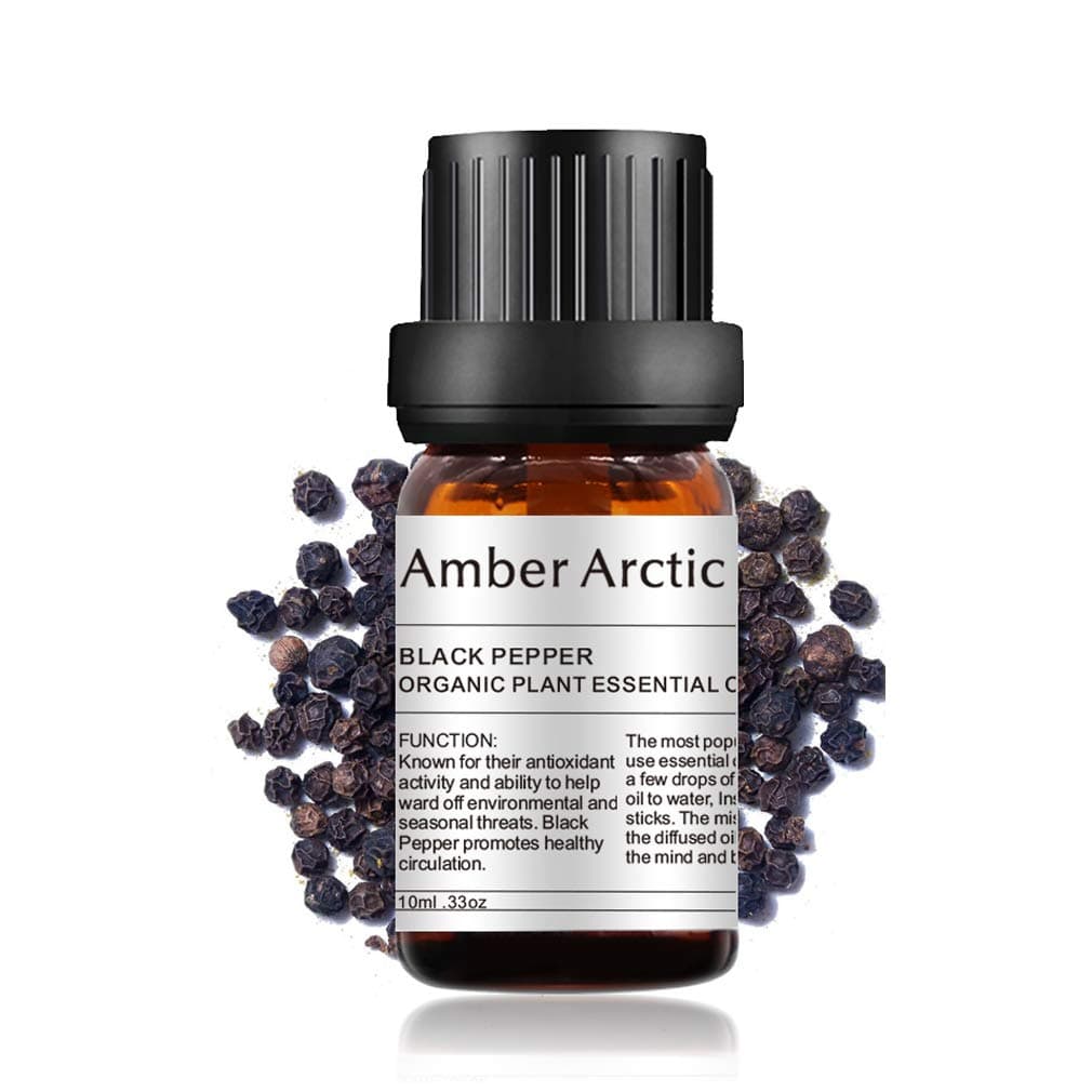 AMBER ARCTIC Cinnamon Essential Oil for Diffuser, 100% Pure Fresh Organic Plant Therapy Cinnamon Oil 10ml/0.33oz