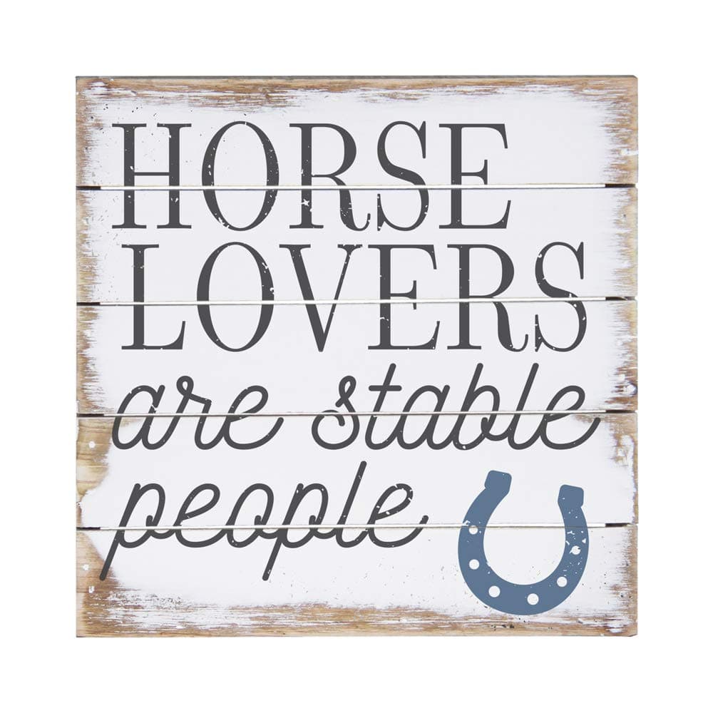 Sincere Surroundings PET1139 Horse Lovers 6 x 6, White