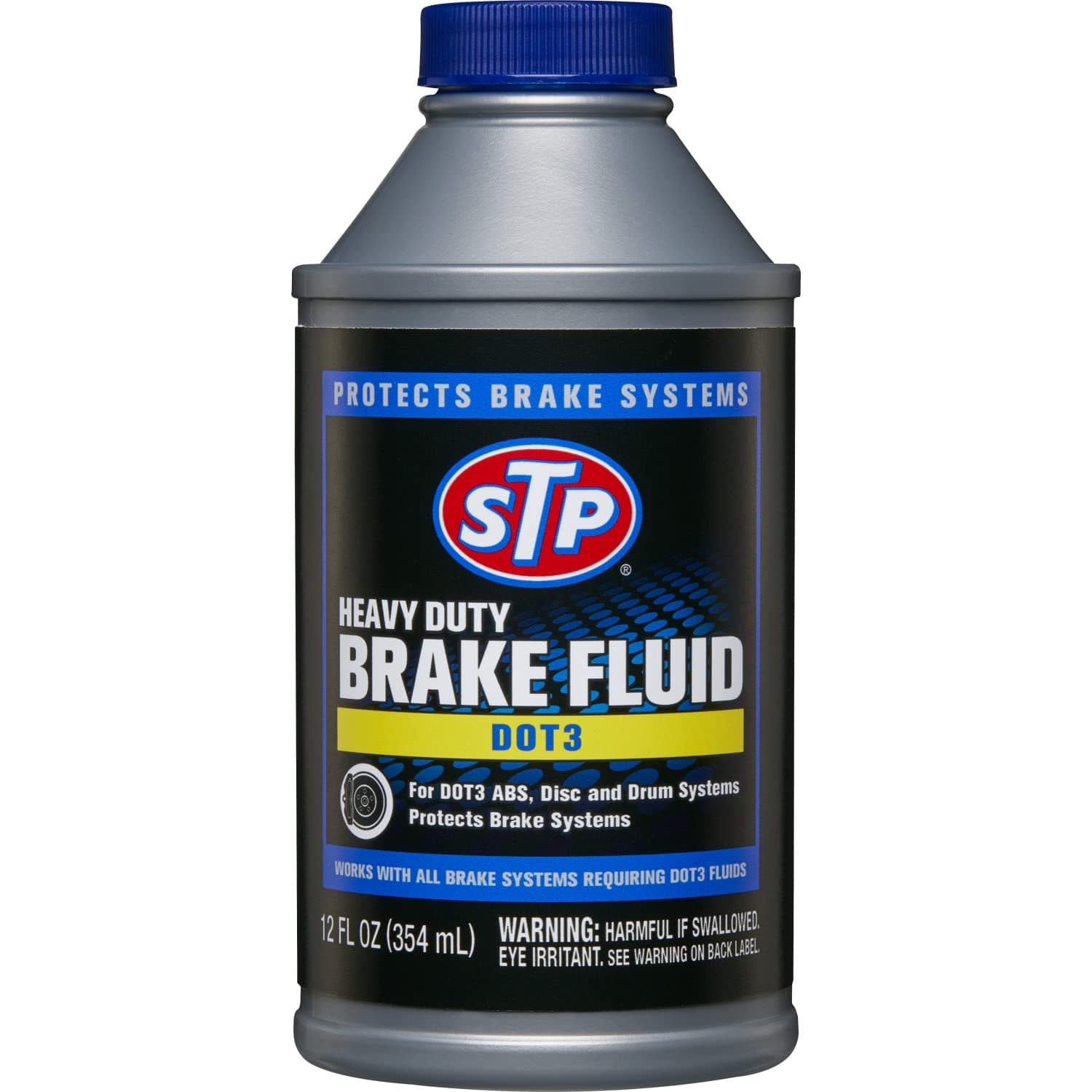 STP 17924 Heavy Duty DOT 3 Brake Fluid, 12oz (354 ml)