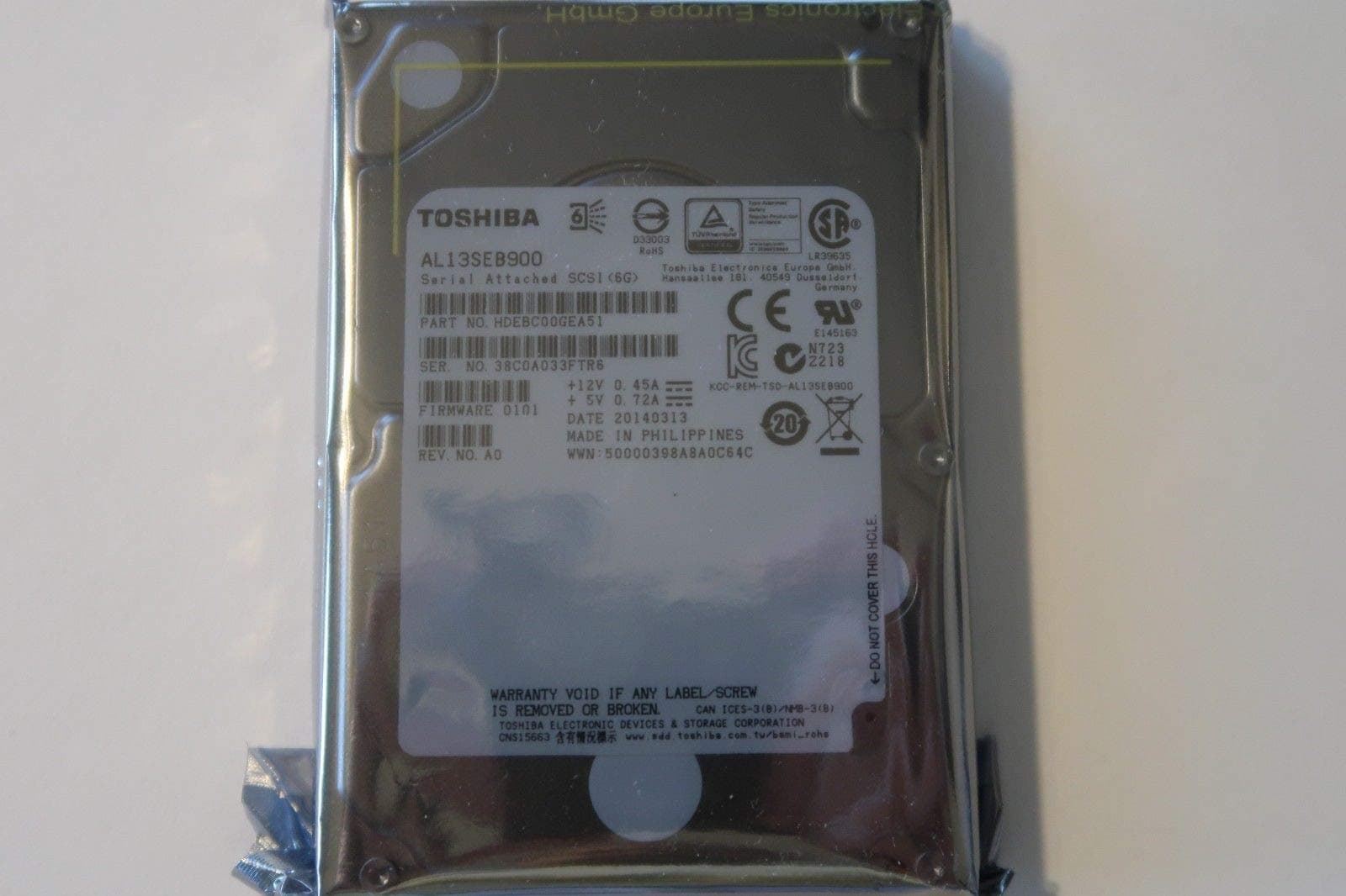 TOSHIBAAL13SE AL13SEB900 900 GB 2.5" Internal Hard Drive