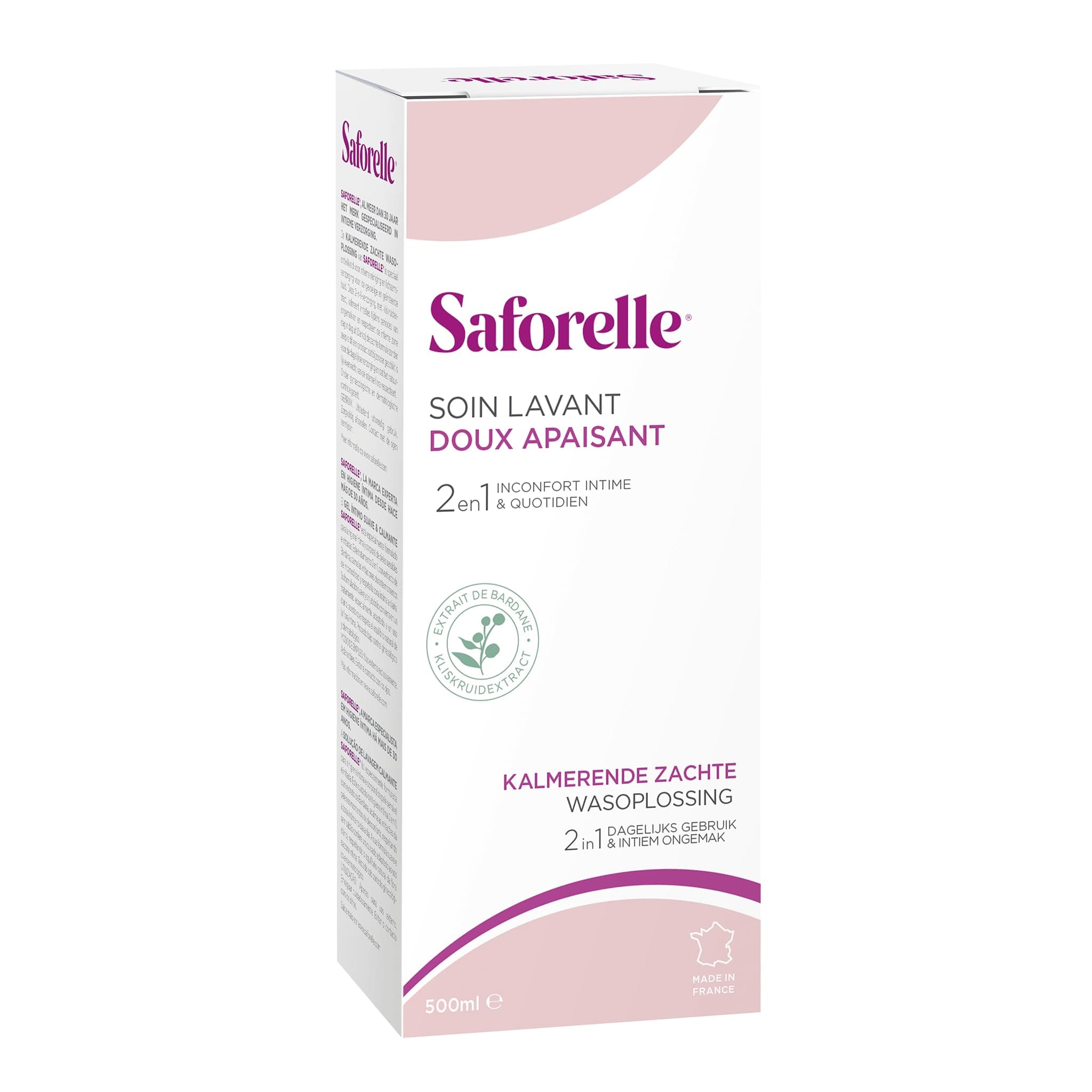 Saforelle Gentle Cleansing Care 500Ml by Saforelle
