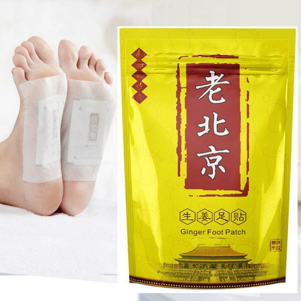 Ginger Foot Pads for Stress Relief, Better Sleep & Foot Care(50pcs-Ginger)